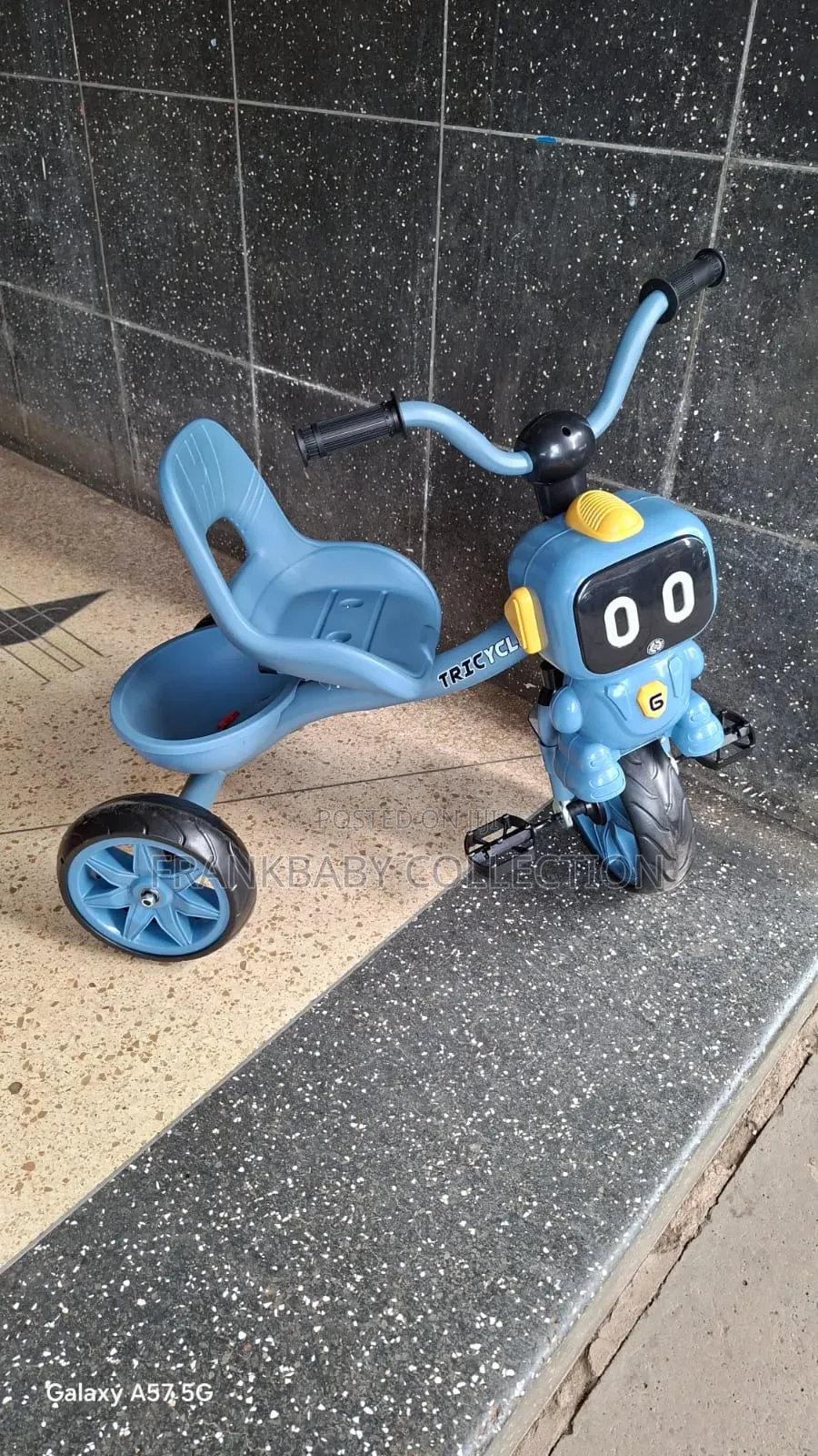 Kids Robot Tricycle | Durable 3-Wheel Baby Trike With Storage Basket |