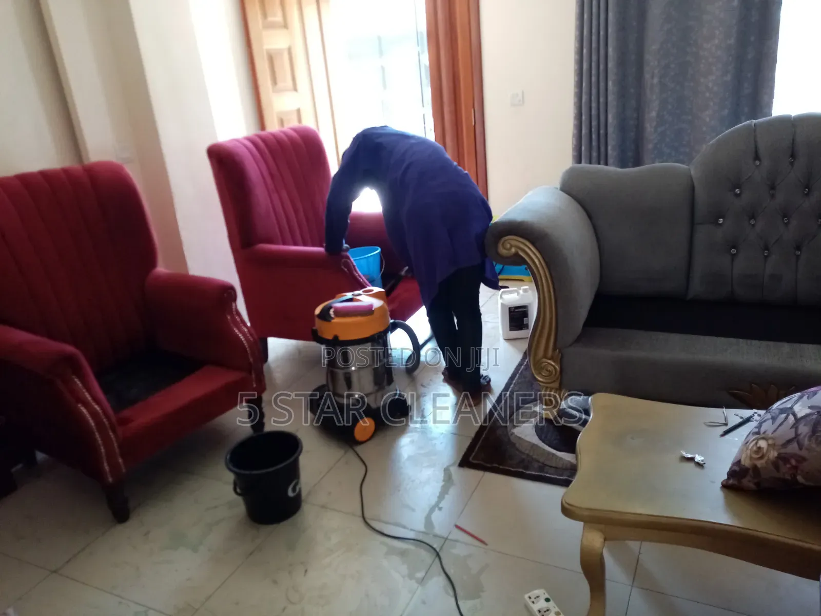 Deep Cleaning to Remove Stains on Sofaset and Mattress