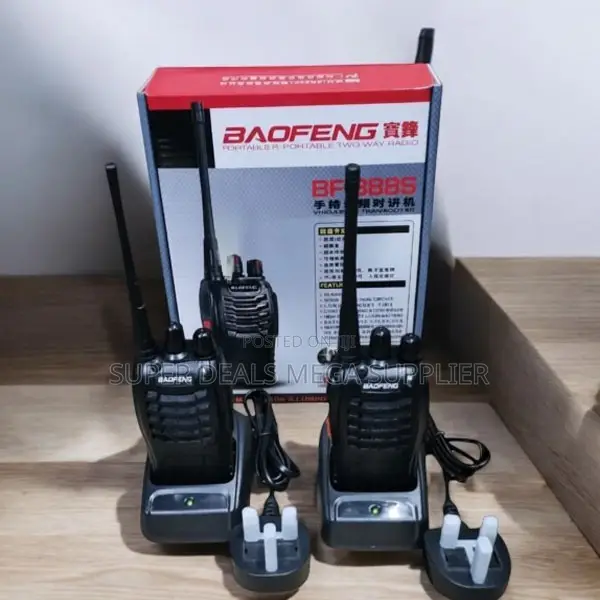 Baofeng Bf-888s Walkie Talkie 16ch Portable Radio 5km Range Battery