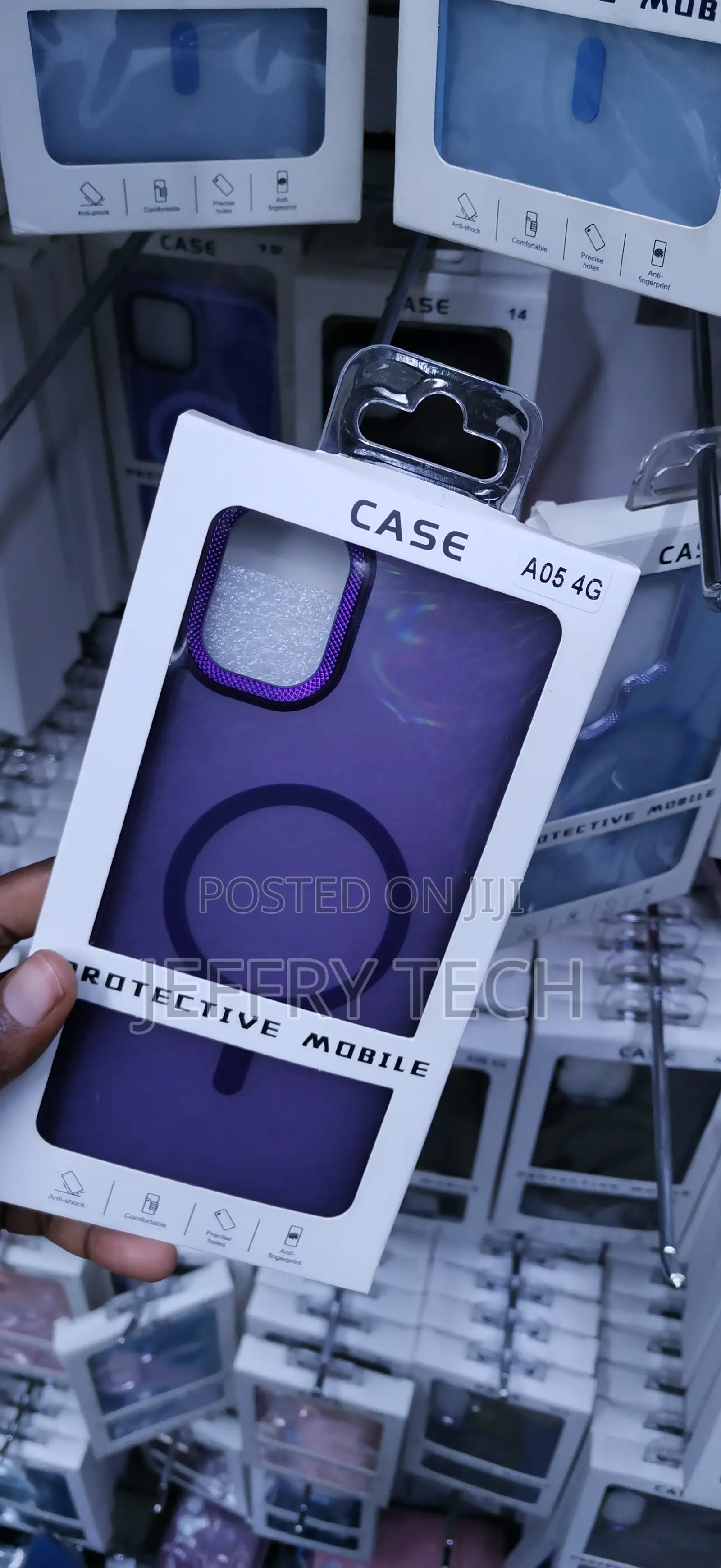 Samsung Galaxy A05 4g Purple Translucent Matte Phone Case