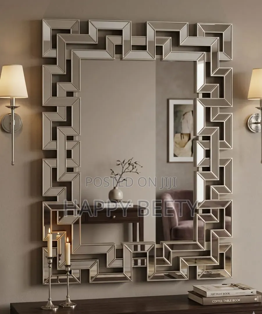  *Luxury Geometric Decorative Wall Mirror* L