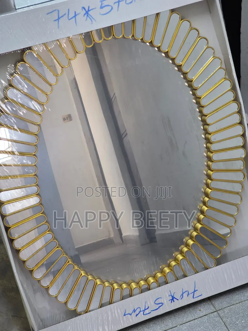 *Sunburst Oval Luxury Wall Decor Mirror*