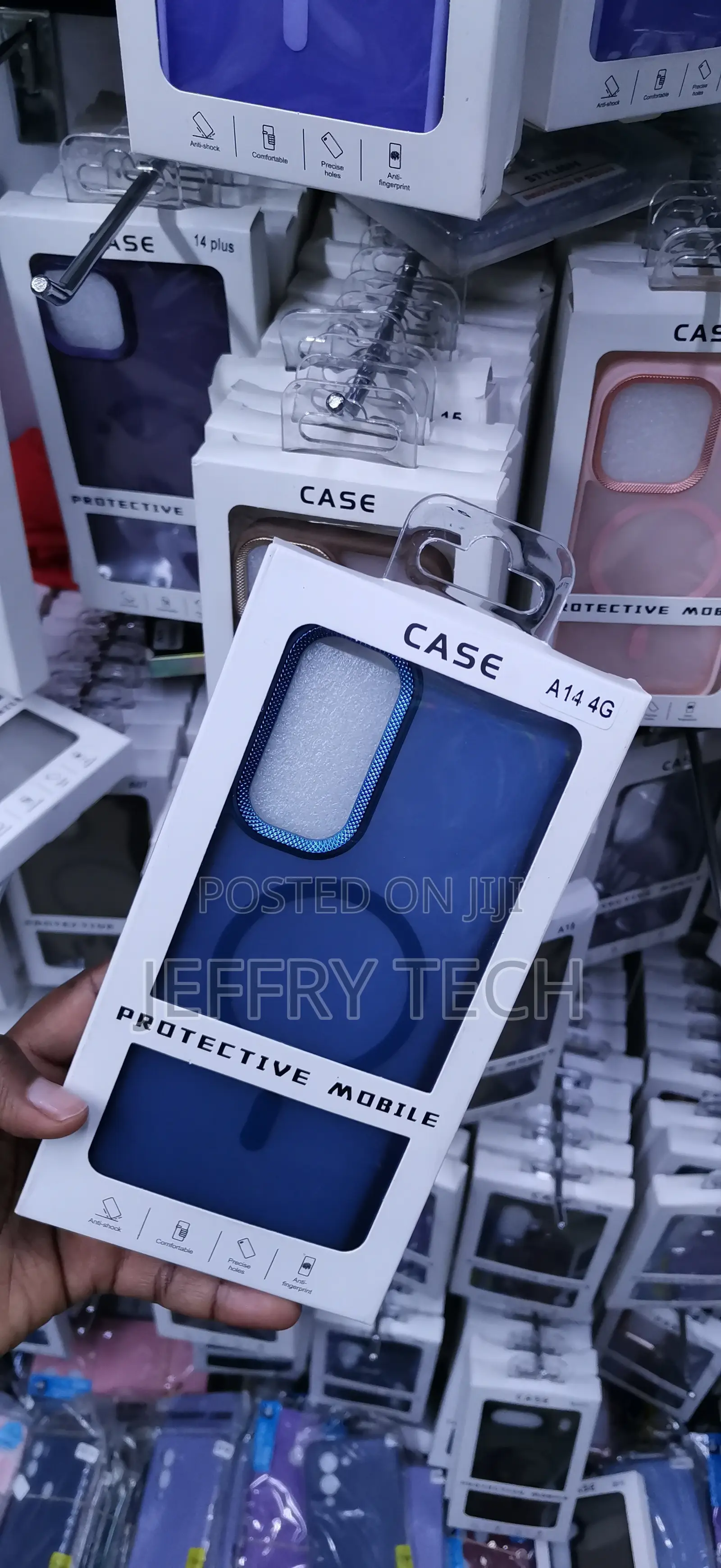 Samsung Galaxy A14 4 Gblue Translucent Matte Protective Phone Case