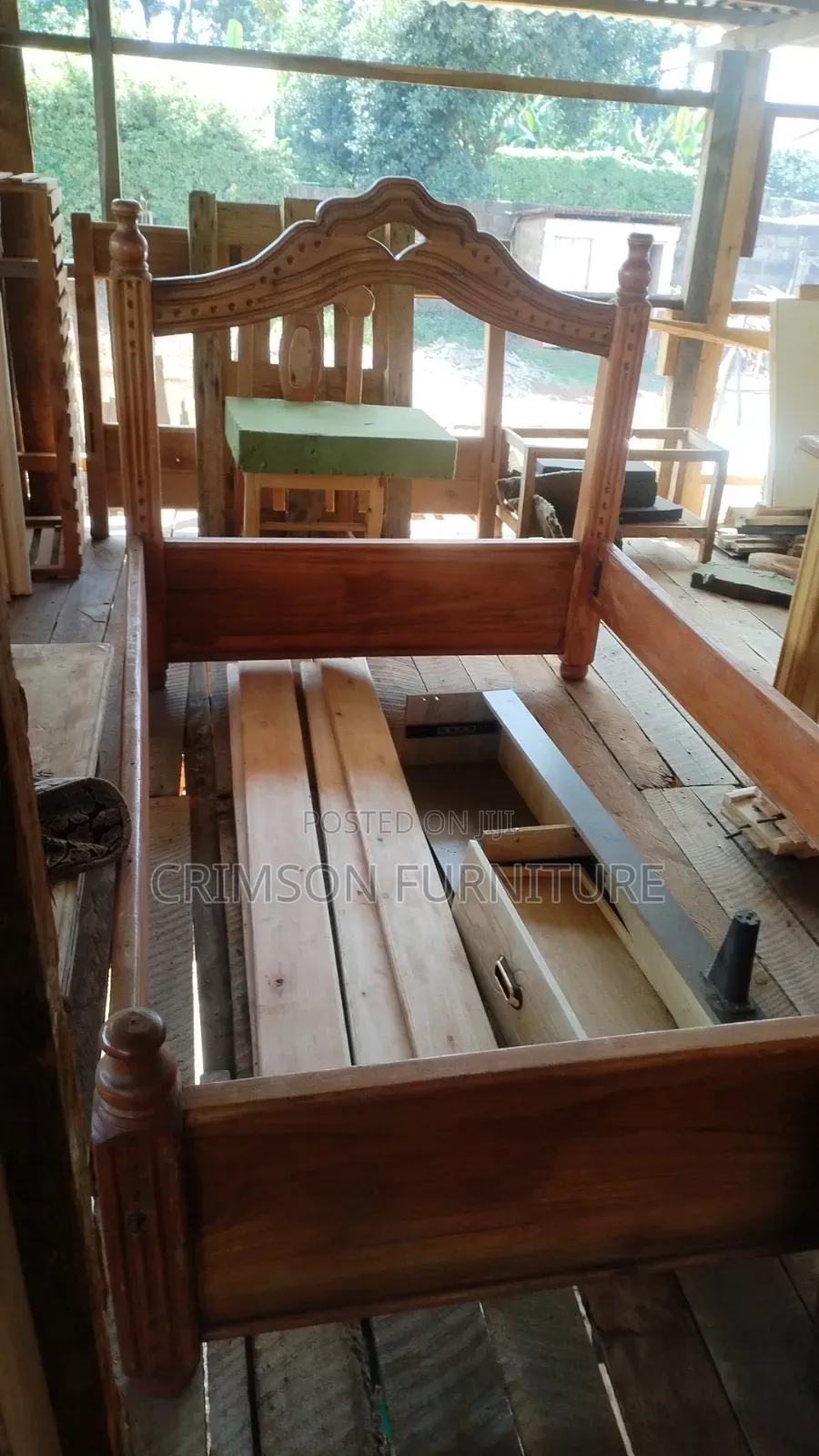 4*6 Wooden Bed