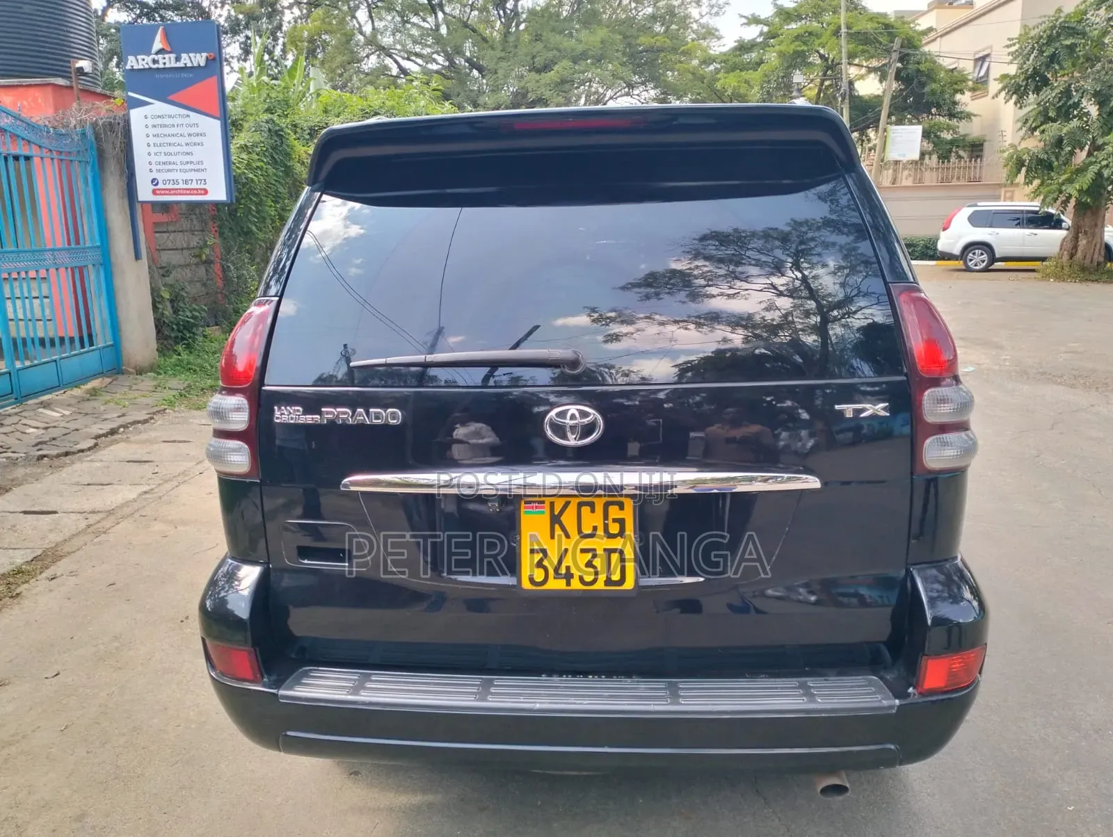 Toyota Land Cruiser Prado 2008 Matt Black