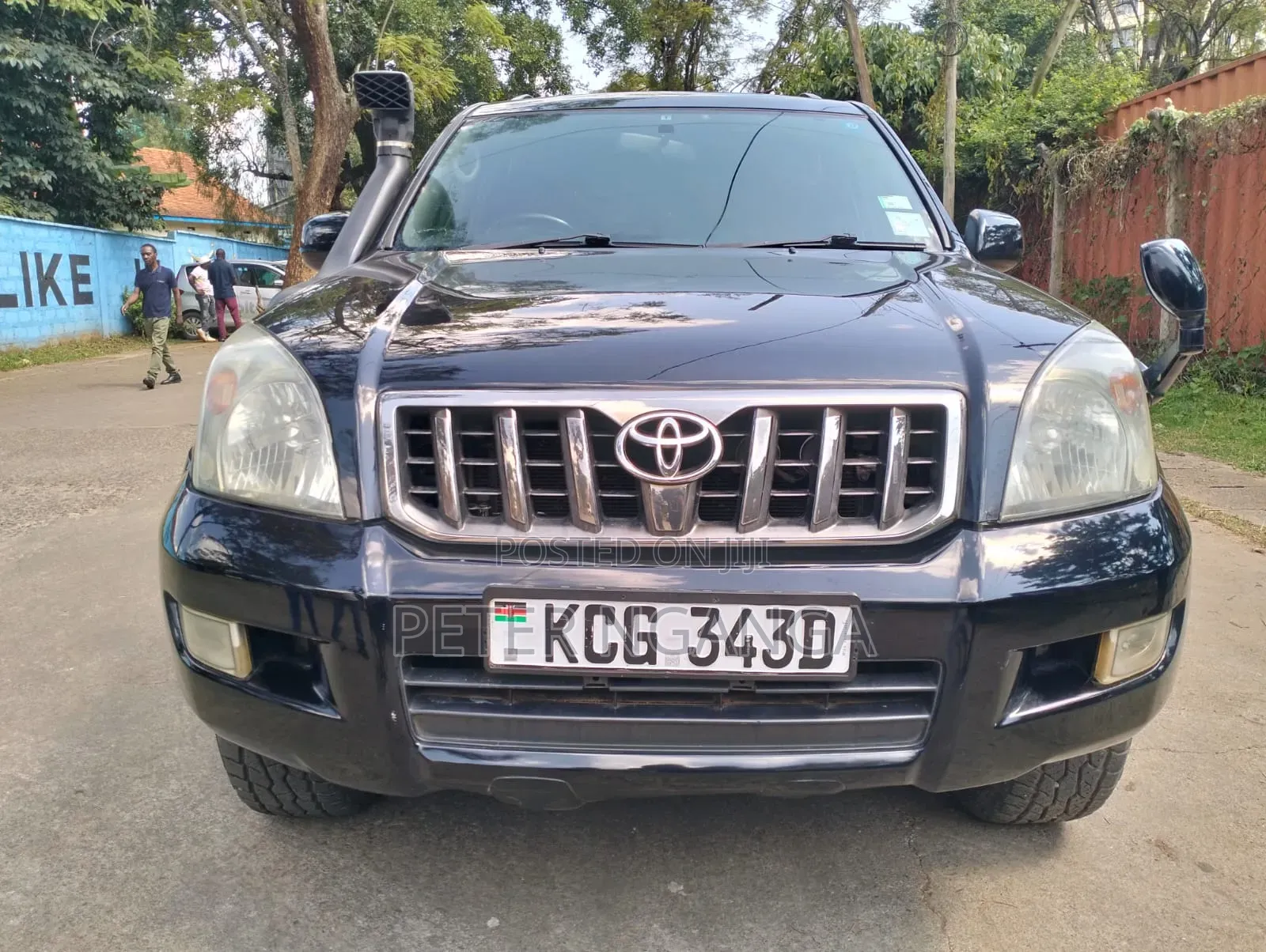 Toyota Land Cruiser Prado 2008 Matt Black