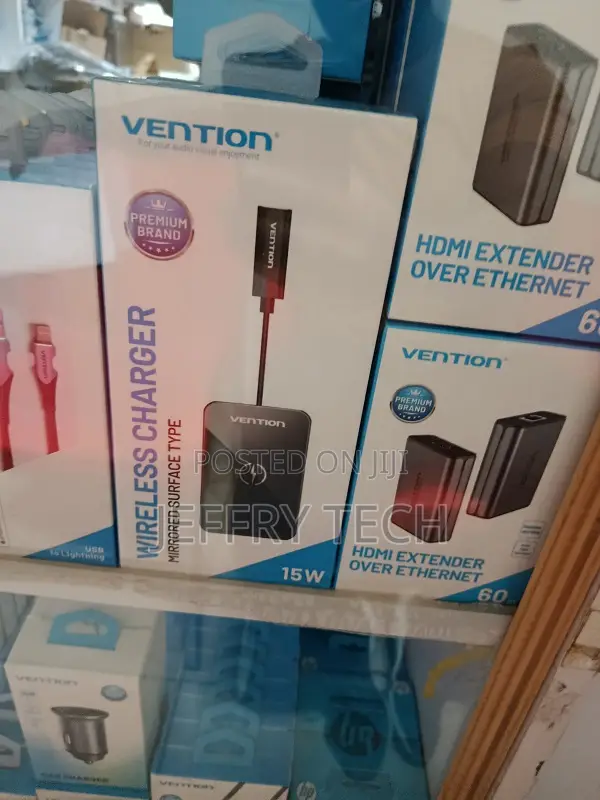 Vention Wireless Charger 15w Ultra-Thin Mirrored Surface Type 0.05m