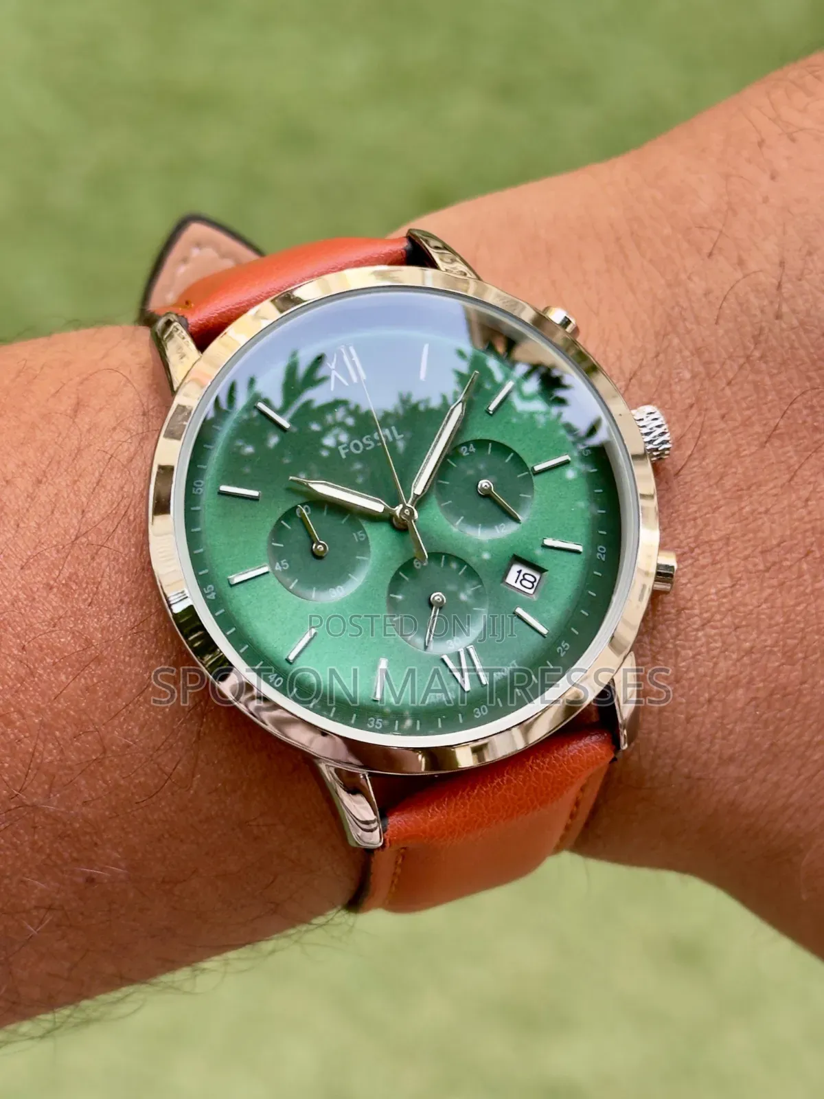 Fossil Chronograph Gents Watch. Scratch Resistant Mineral Glass.