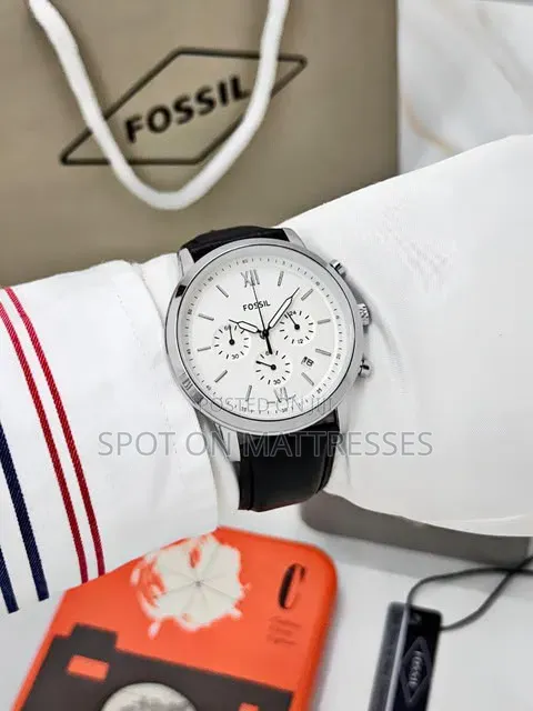 Fossil Chronograph Gents Watch. Scratch Resistant Mineral Glass.