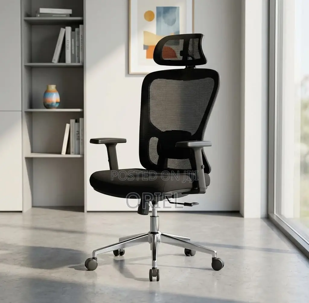 Office Chair : Breathable High-Back Orthopedic Office Chair