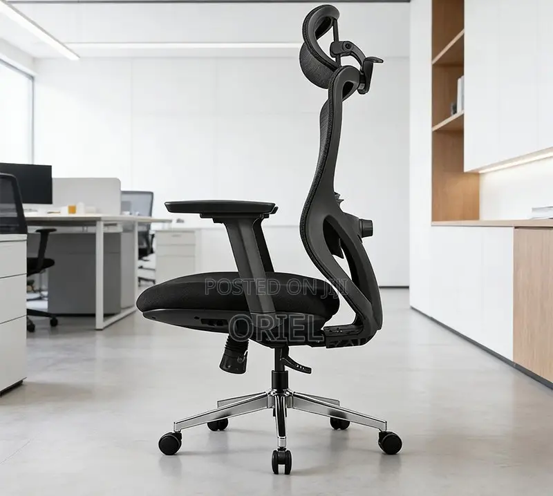 Office Chair : Breathable High-Back Orthopedic Office Chair