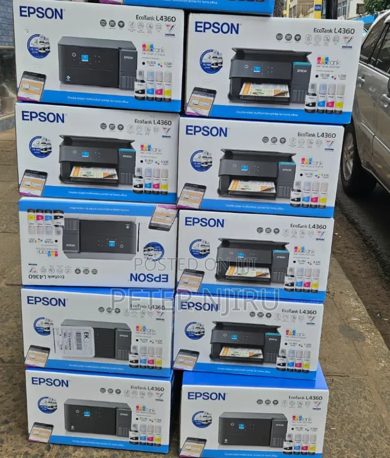Epson Ecotank L4360 A4 Wi-Fi Duplex All-in-One Ink Tank Printer