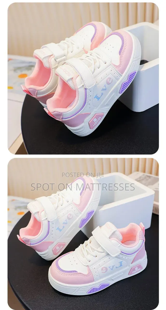 Girls' Stylish Sneakers. Sizes 26-37. Delivery Services Available.