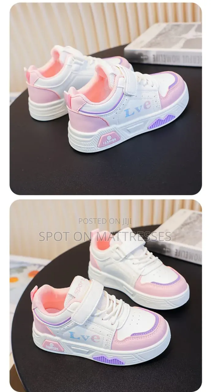 Girls' Stylish Sneakers. Sizes 26-37. Delivery Services Available.