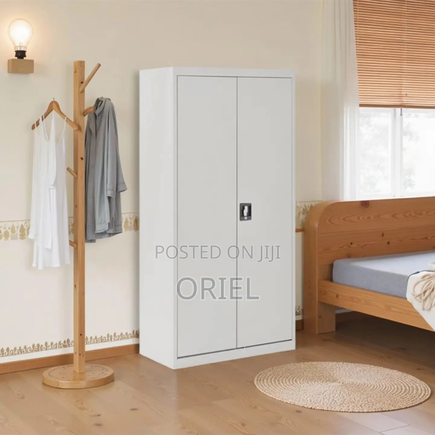 Office Cabinet : Steel 2-Door Office Storage Cabinet
