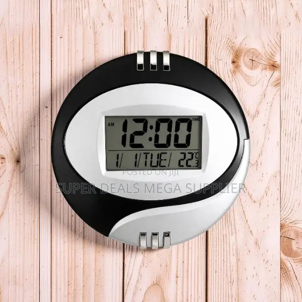 Calendar Display Stylish Kadio Table Wall Mount Digital Clock