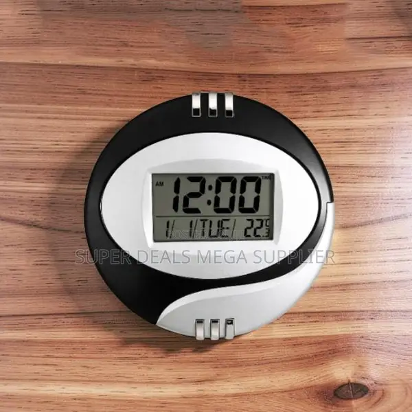 Calendar Display Stylish Kadio Table Wall Mount Digital Clock