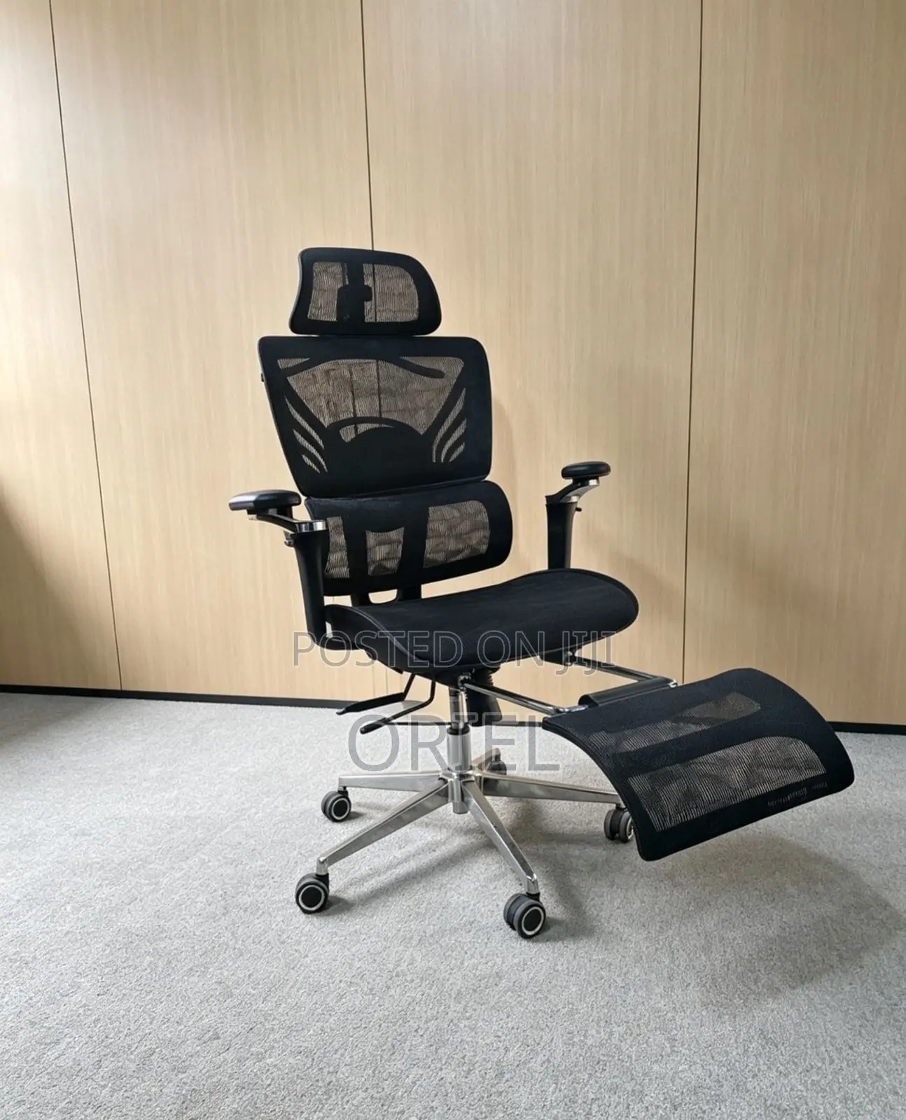 Office Chair : Executive Orthopedic Office Chair With Footrest