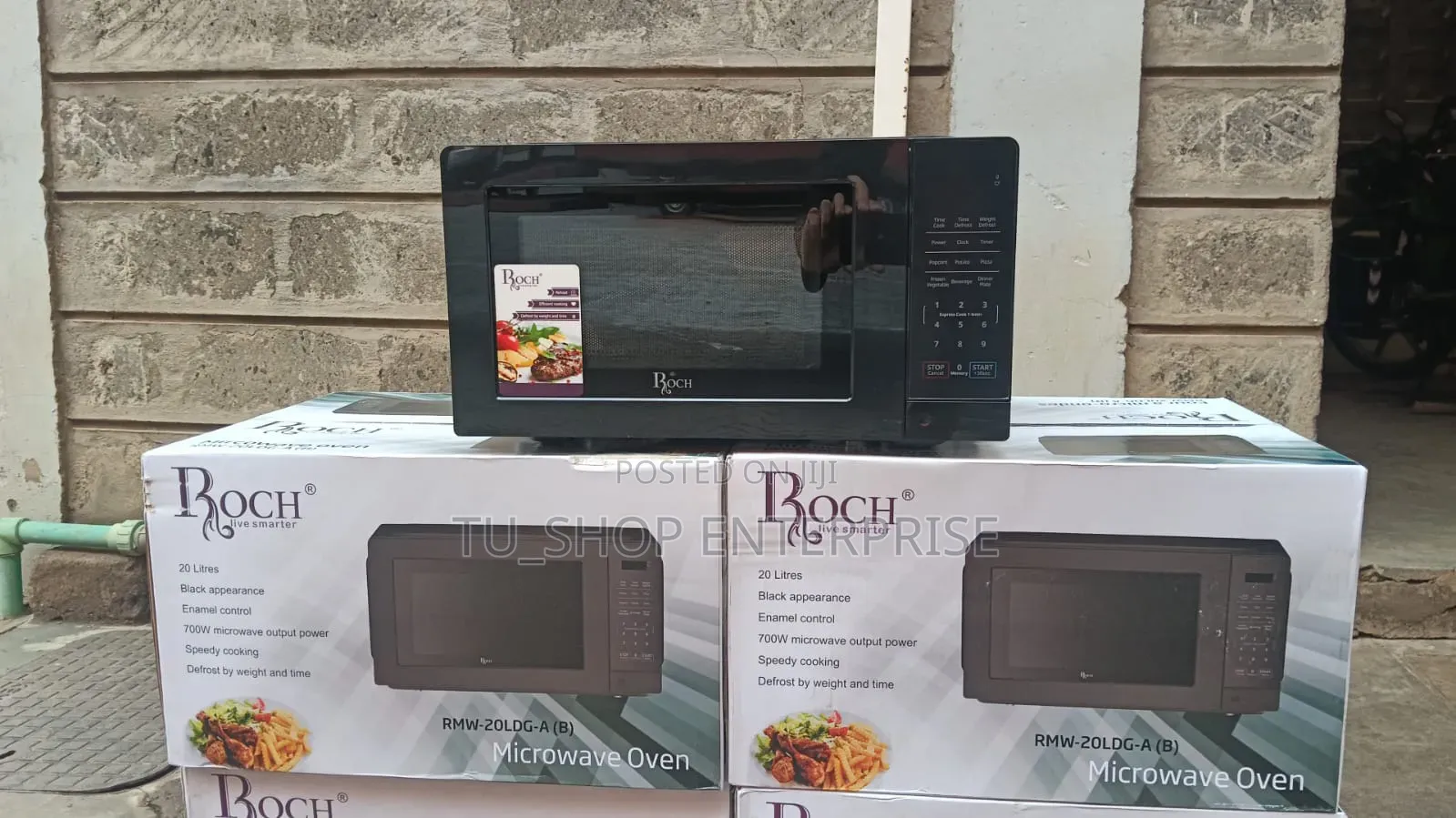 Roch 20l Digital Microwave Oven – Led Display, Smart Cooking Control