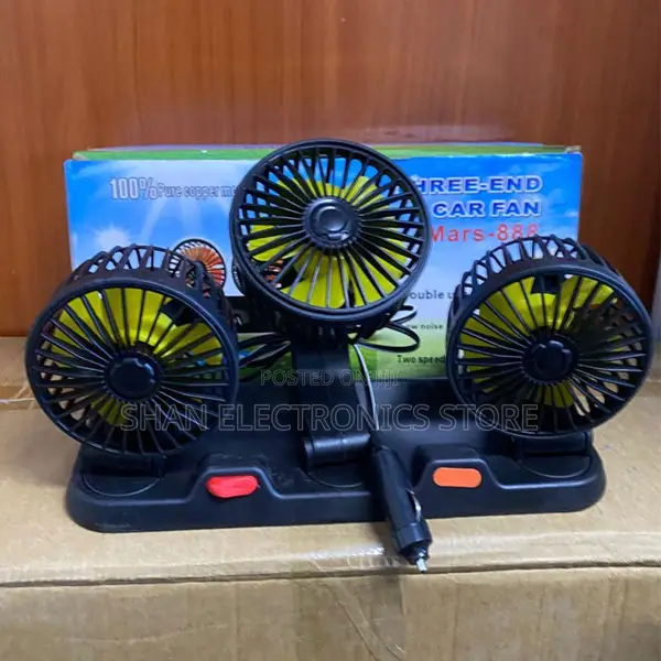 360° Adjustable 3 Head Air Fan Usb Fans Three-Speed Regulation