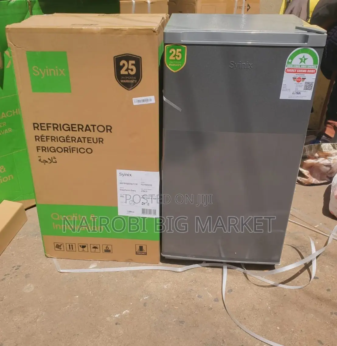 90 Litres Syinix Single Door Refrigerator