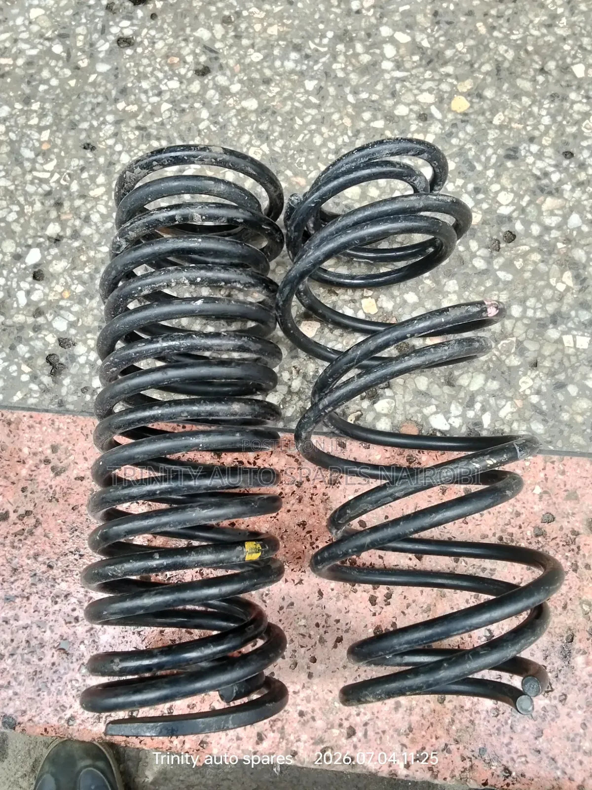 Original Ex Japan Toyota Porte Front and Rear Heavy Duty Coil Springs
