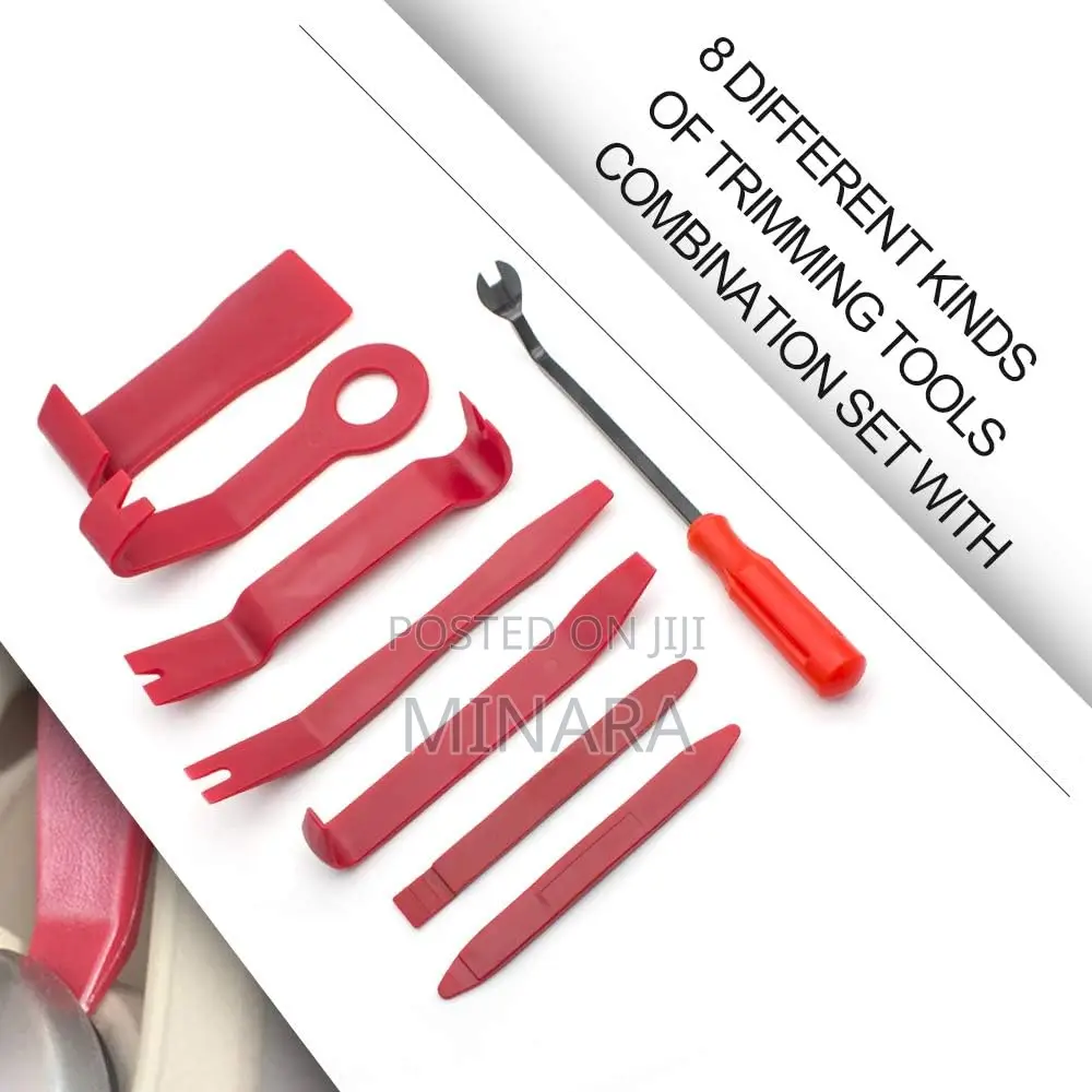 8 Pcs, Car Trim Removal Kit, Automotive Panel, Audio, Dashboard Tools