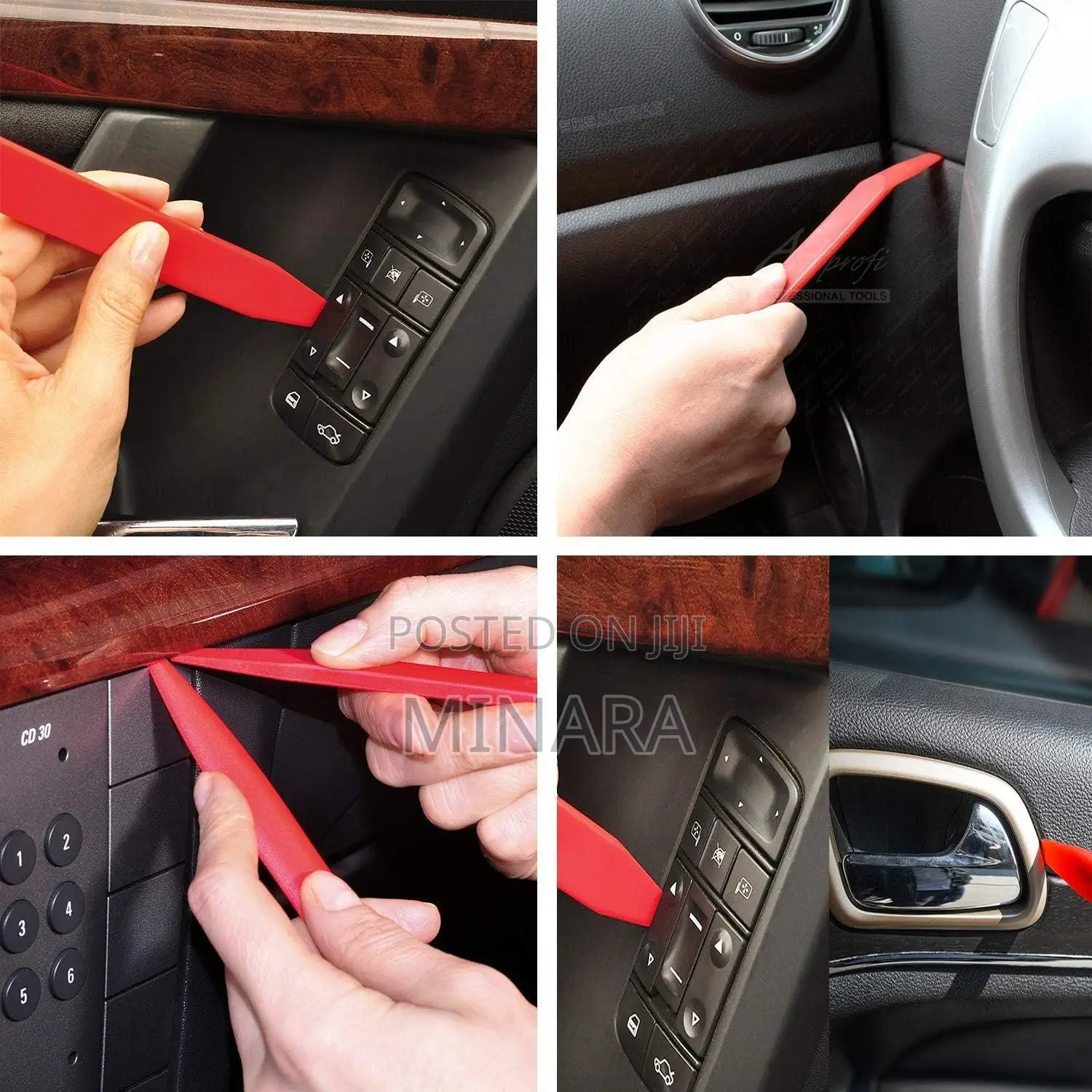 8 Pcs, Car Trim Removal Kit, Automotive Panel, Audio, Dashboard Tools