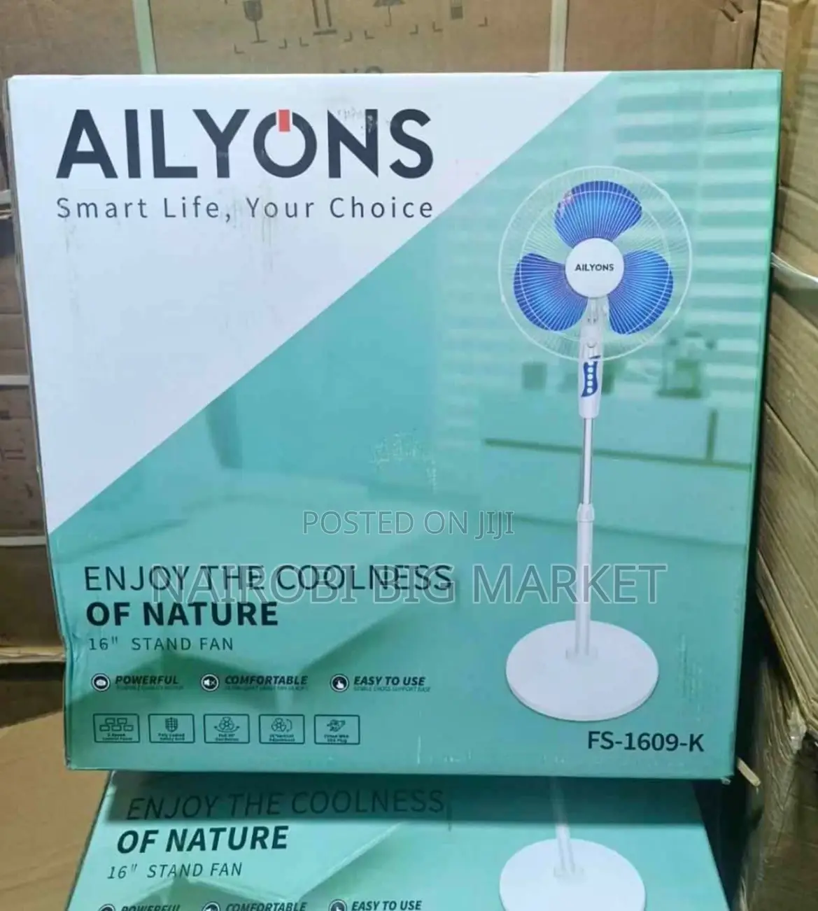 Ailyons 16 Inches Standing Fan