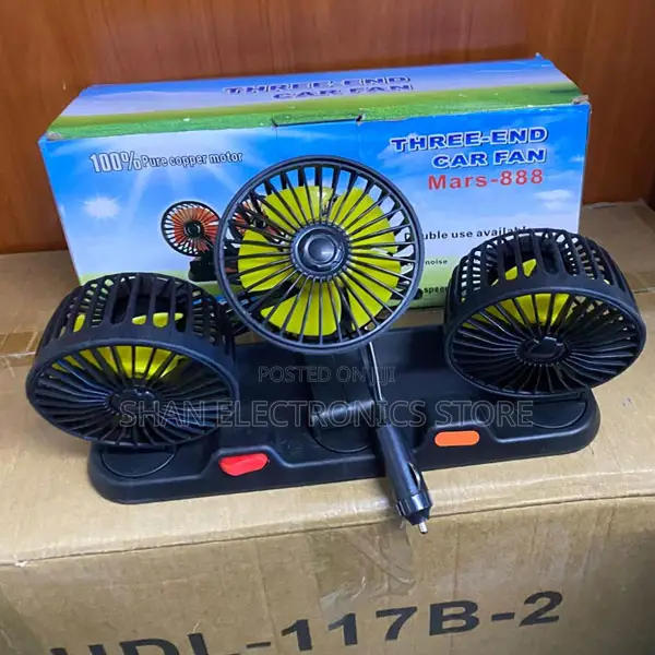 Adjustable 2speeds Automotive Electric Fan for Dashboard Rv Truck