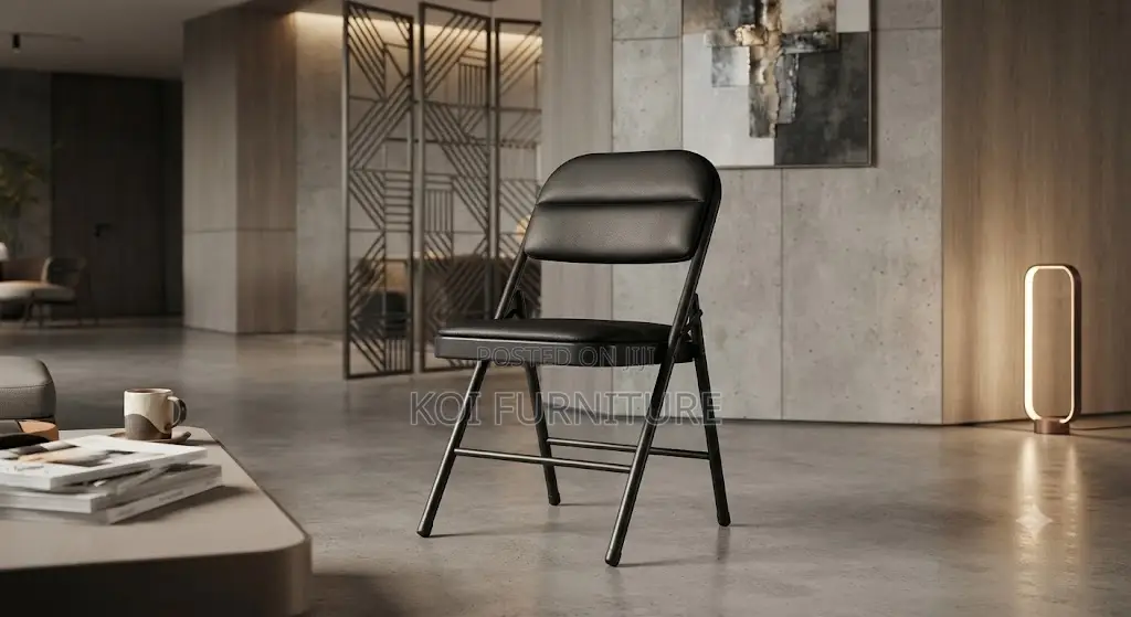 Office Chairs; Mid Back Black Office Smooth Meeting School Chairs