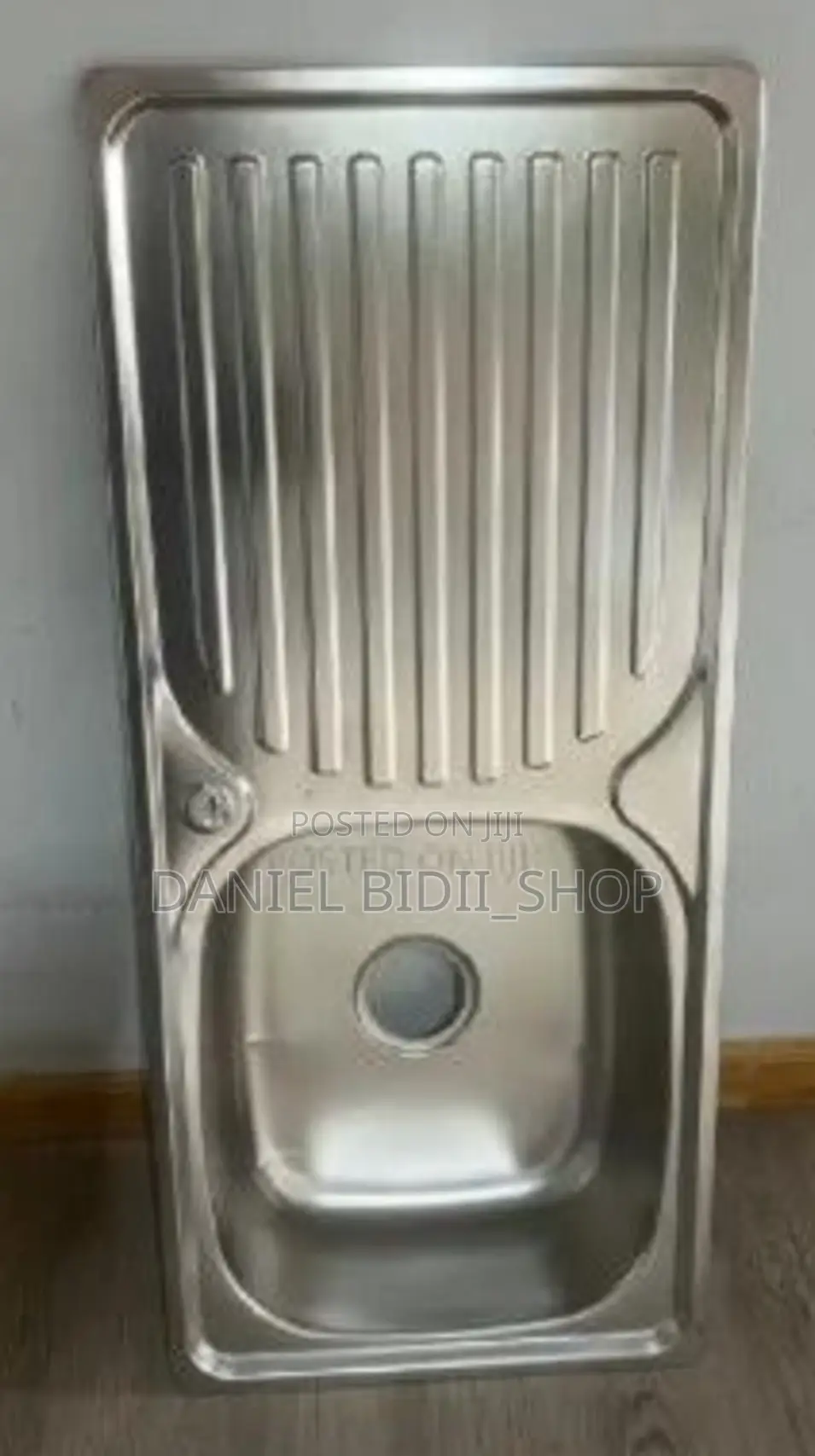 Kitchen Stainless Sink Single Bowl Single Drain