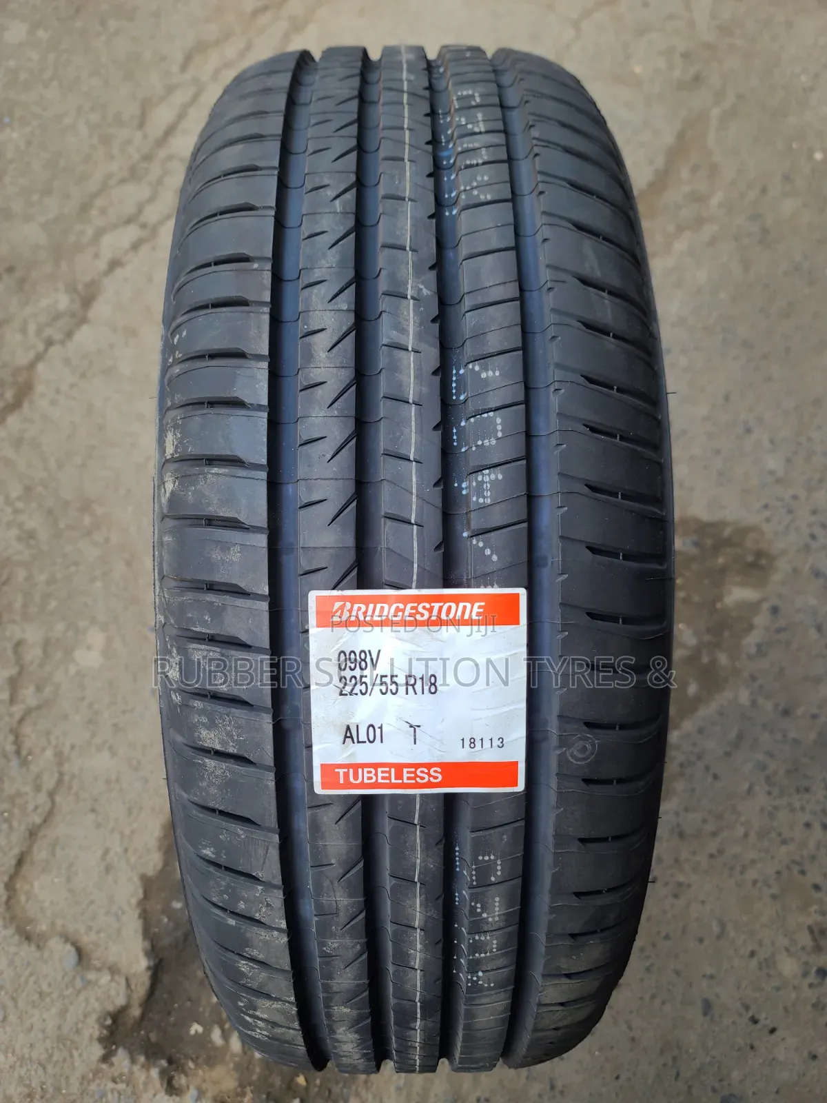 225 /55 R18 Bridgestone Tyres 098V ALENZA