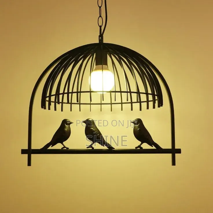 Modern Industrial Bird Cage Lights