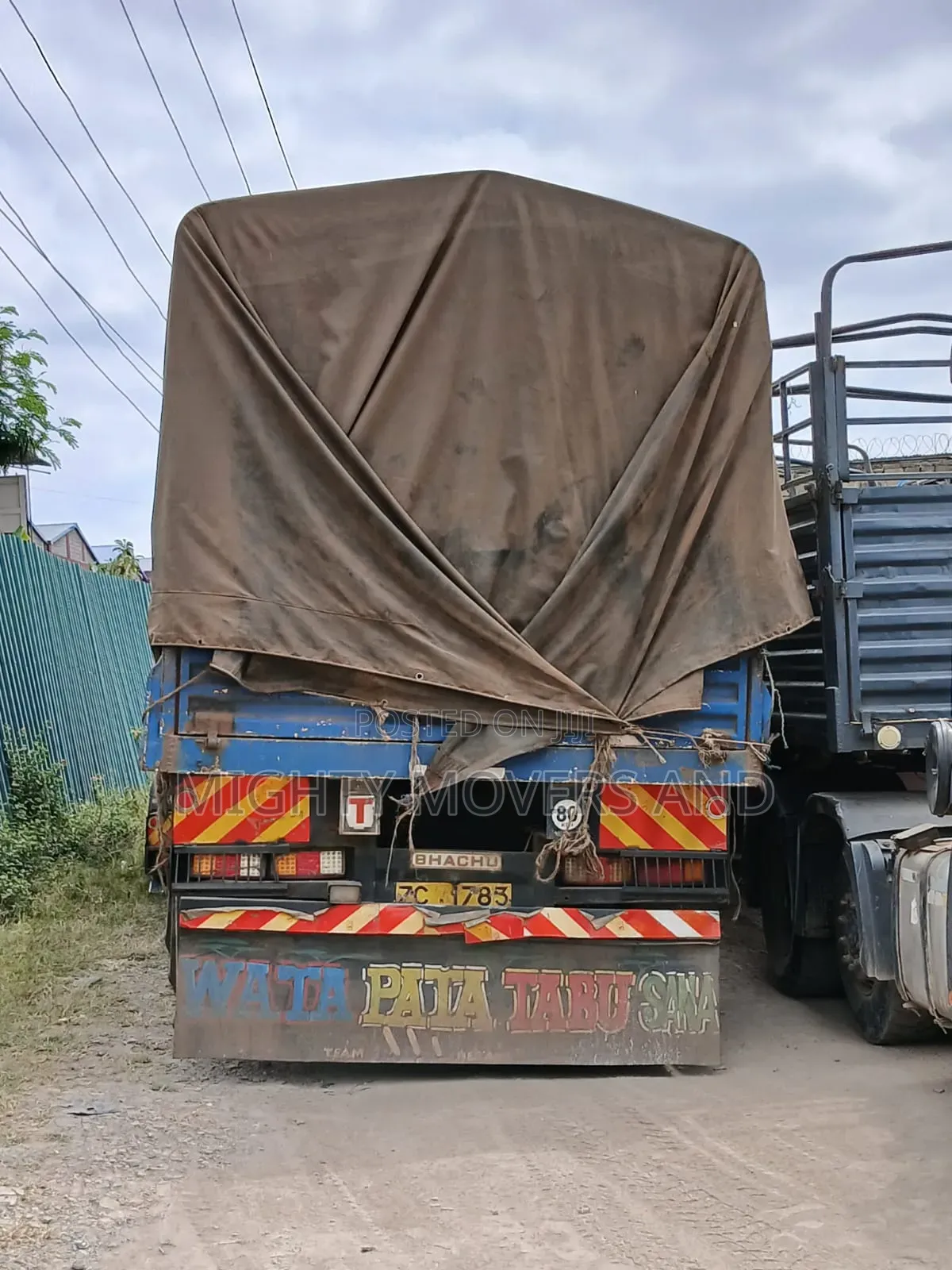 Open Body. Trailer For. Loose Cargo Transportation