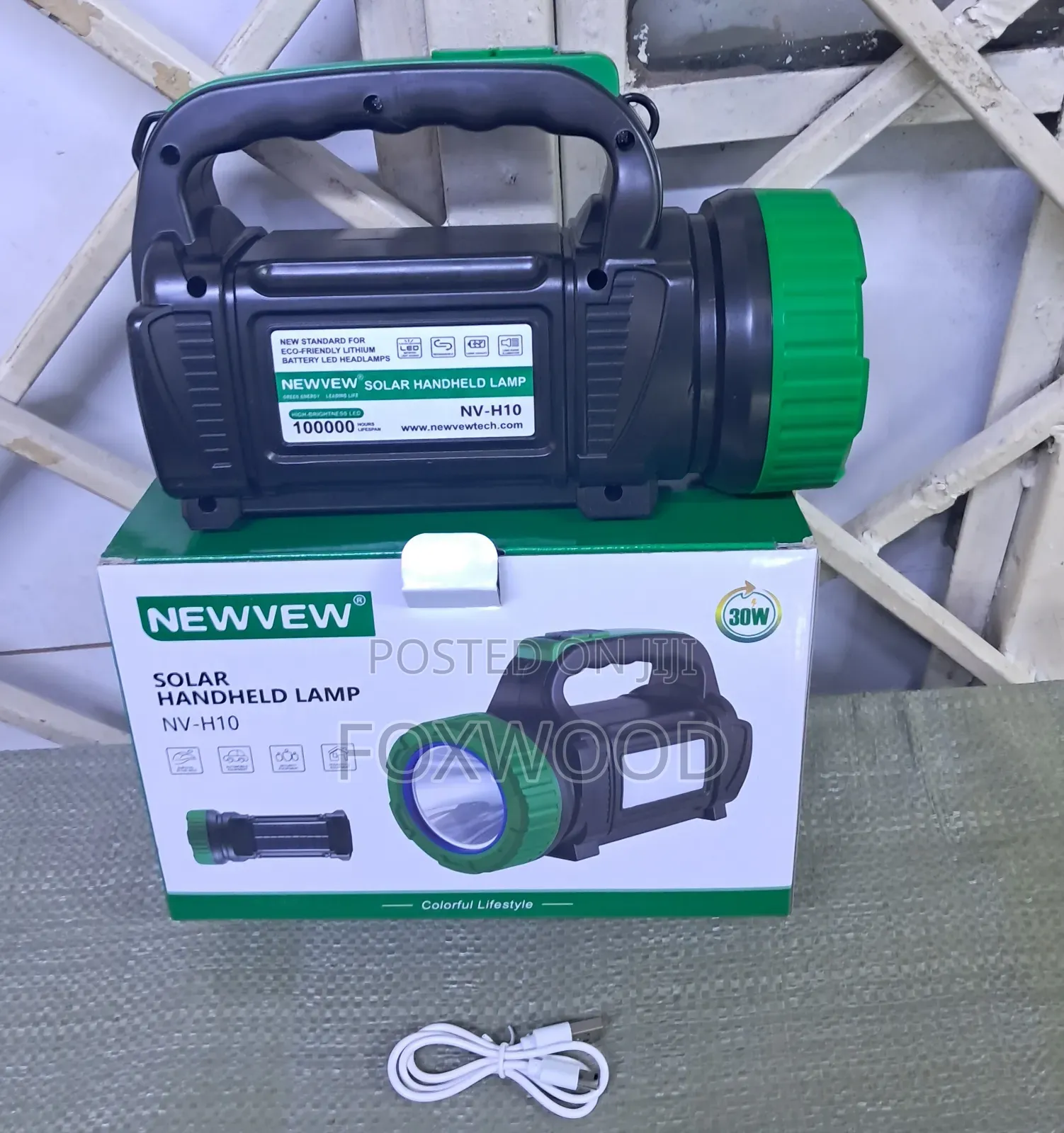 Solar Handheld Lamp 30w Led.