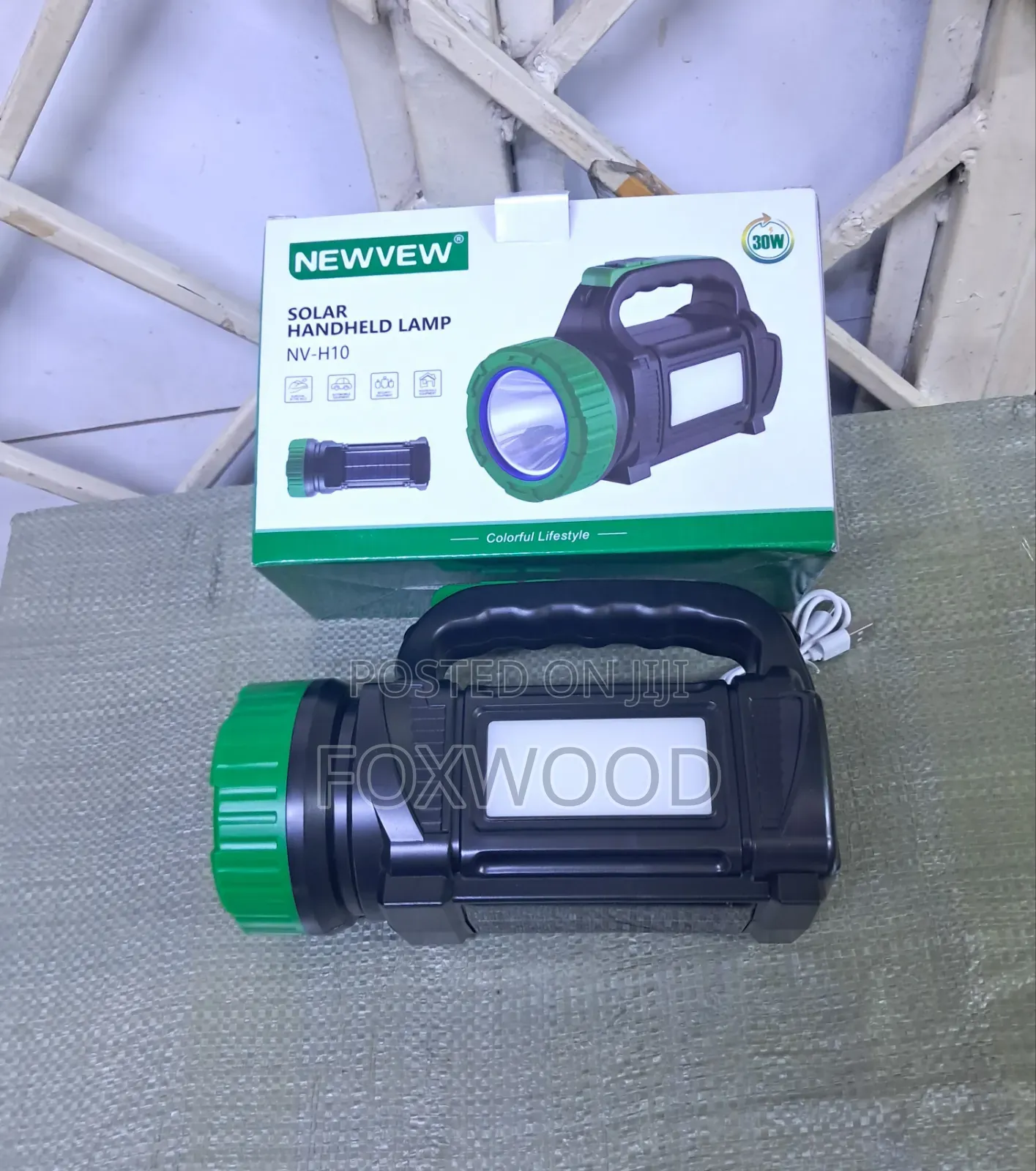 Solar Handheld Lamp 30w Led.