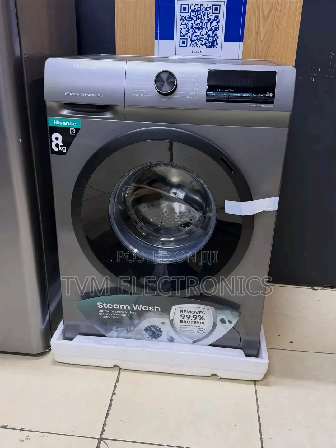 Hisense 8kg Wash and Spin Front Load Washing Machine