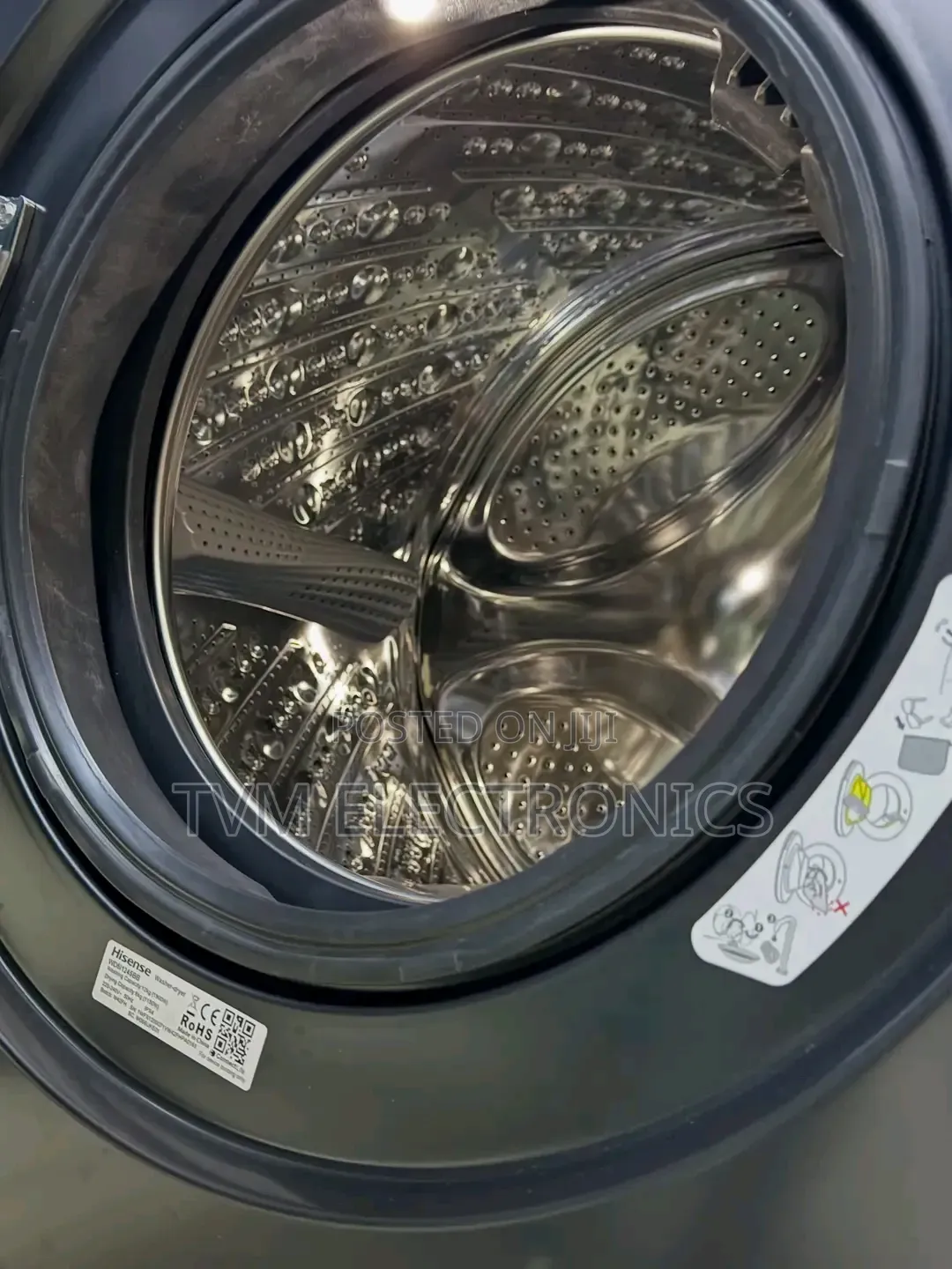 Hisense Series 5i With Wifi 12/8kg Wash Dryer Front Load(Wd5i1245bb)