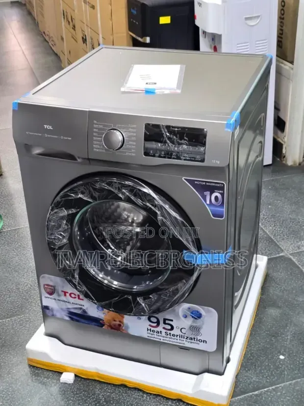 TCL 12kg P612flg Front Load Washing Machine