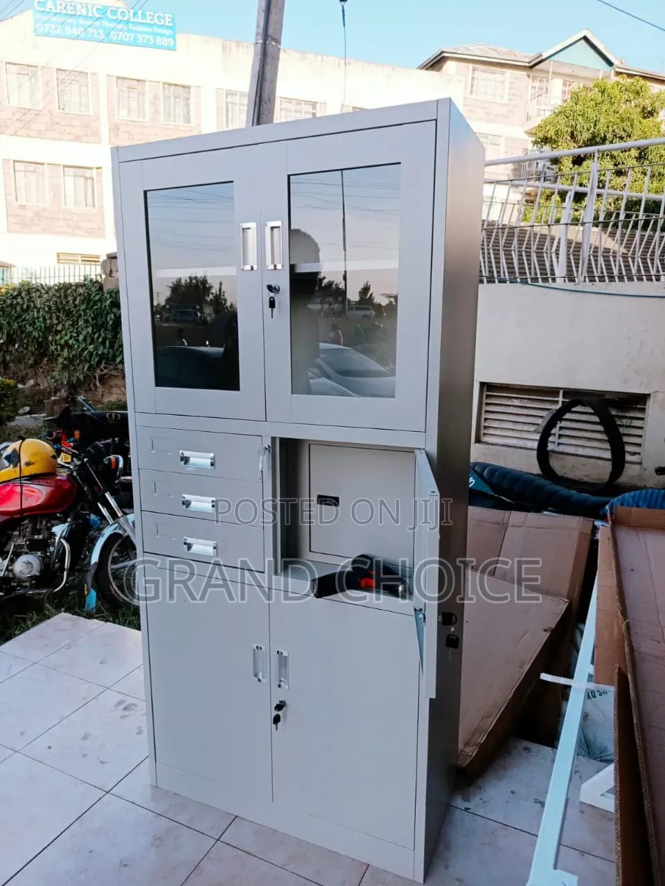 Office Cabinet With a Safe Box