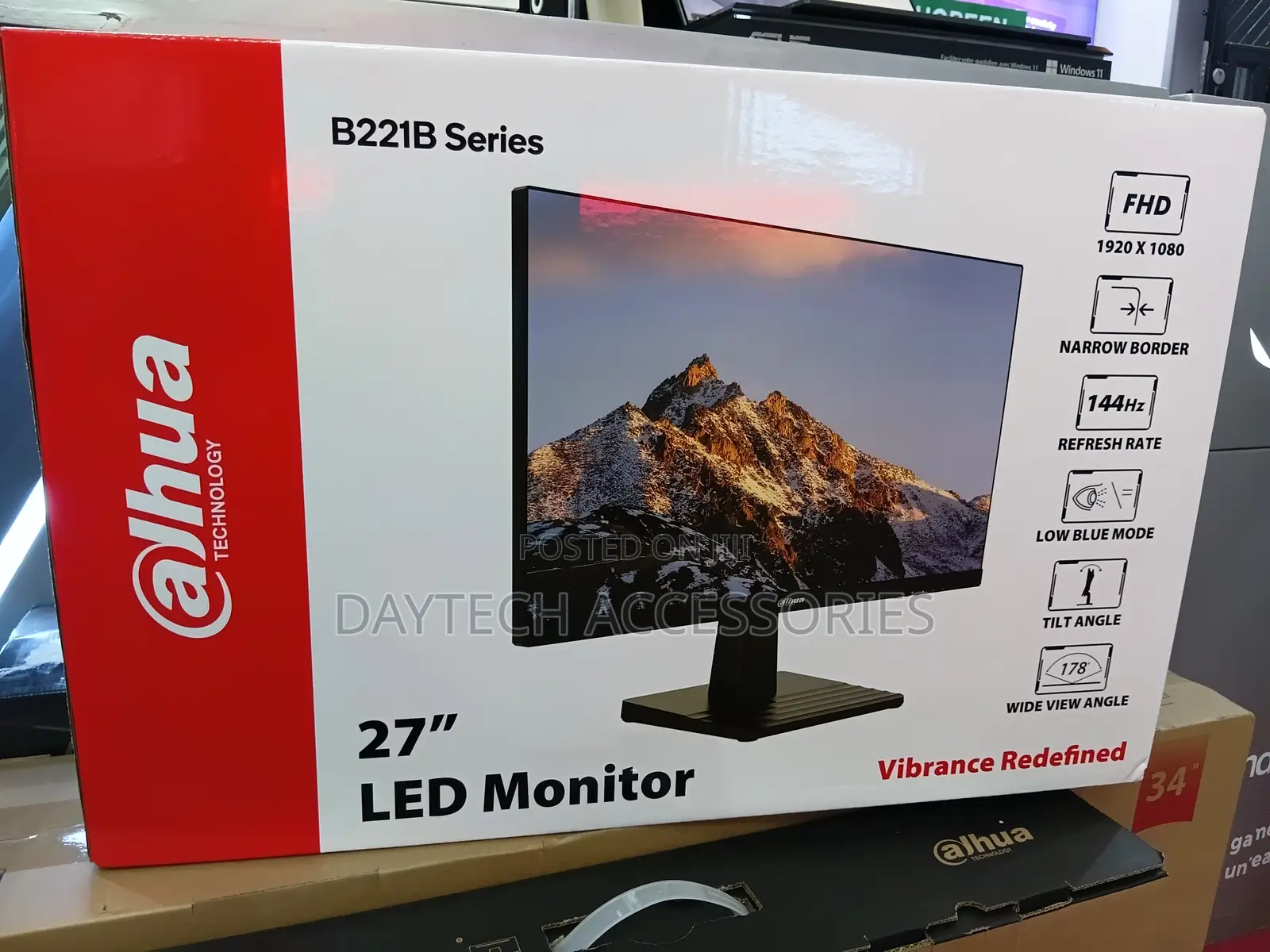 This Is a Dahua Technology B221b Series 27-Inch Led Monitor.