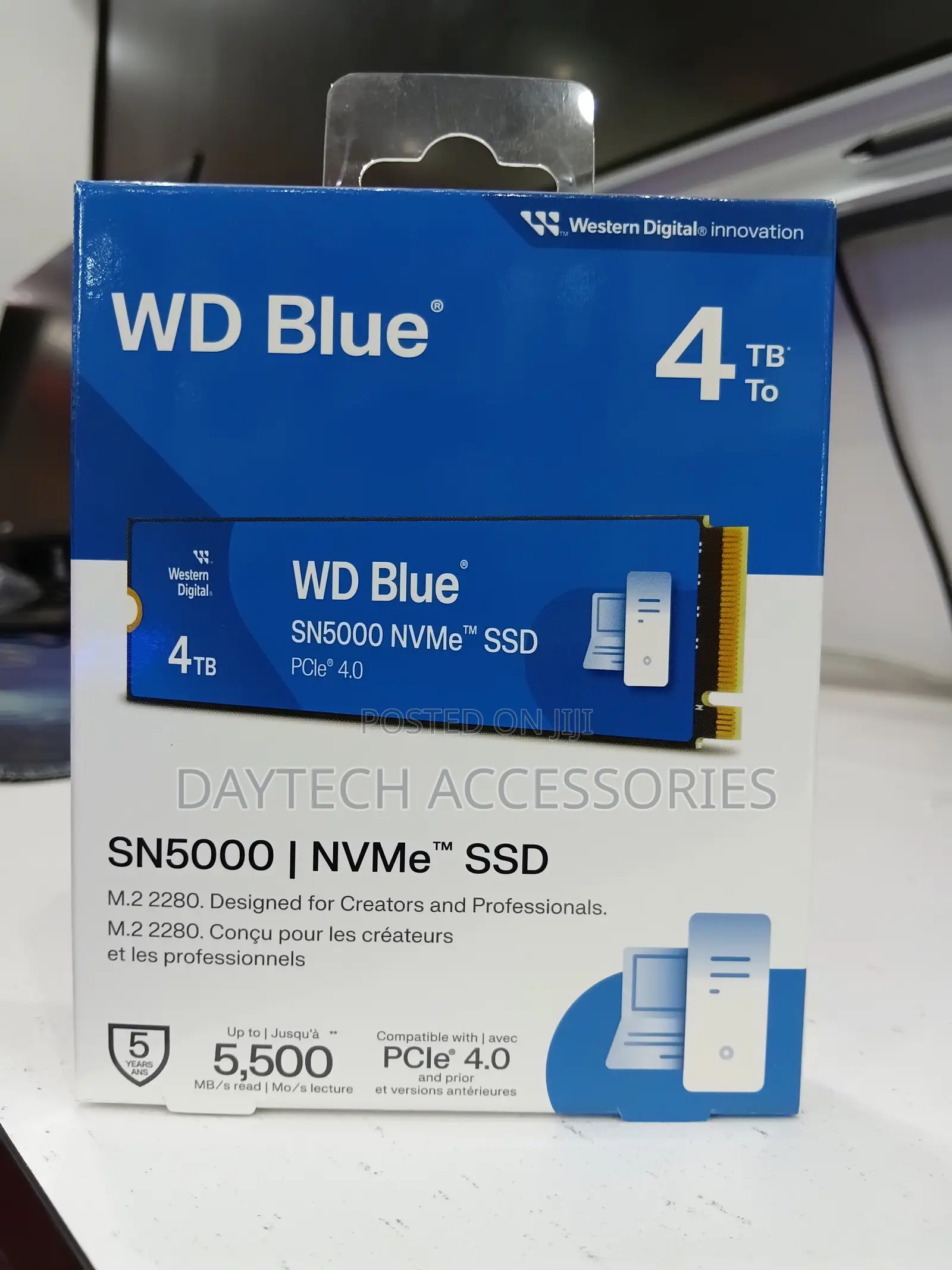 This Is a Western Digital Wd Blue Sn5000 4tb Nvme Ssd.