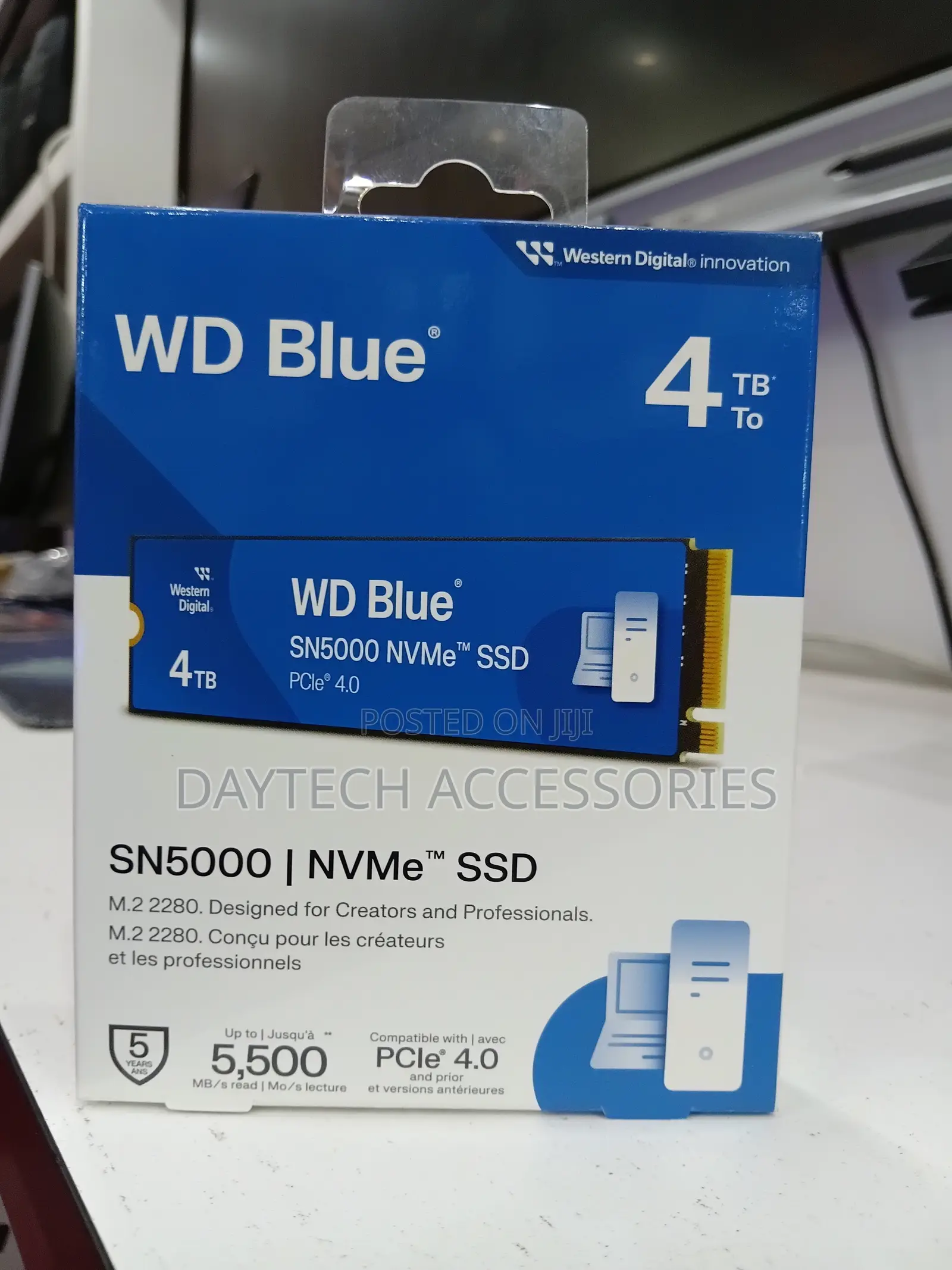 This Is a Western Digital Wd Blue Sn5000 4tb Nvme Ssd.
