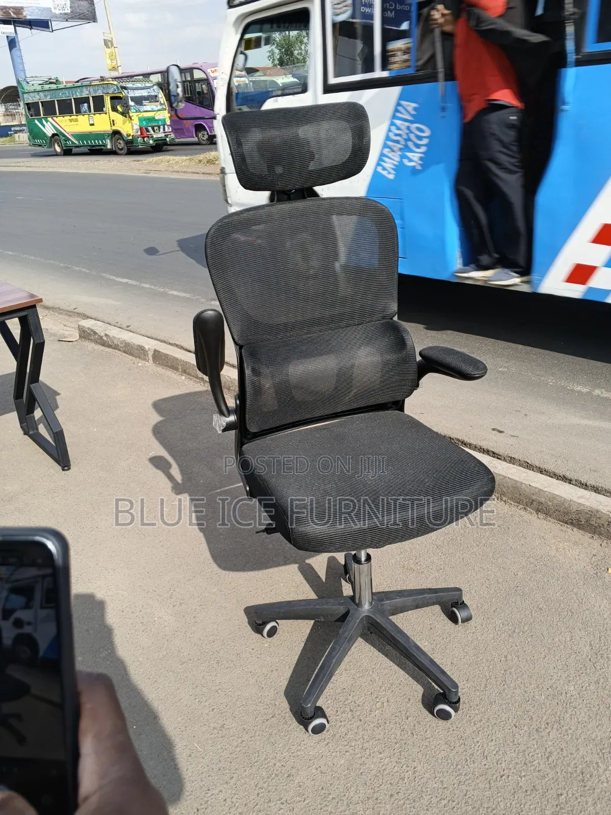 Orthopaedic Mesh Office Chair for Back Pain Relief