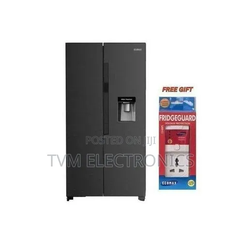 Ecomax 454l Side by Side Fridge - No Frost Water Dispenser 3-Star