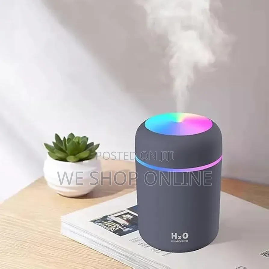 Mini Air Humidifier,Portable 300ml Usb Humidifier With Led Night Light