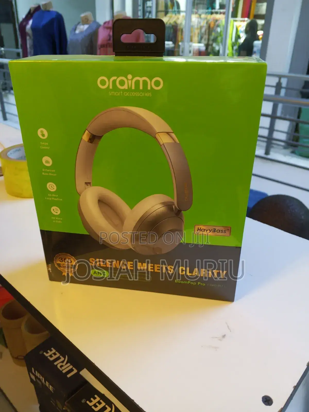 Oraimo Boompop Pro Anc Wireless Bluetooth Headphones