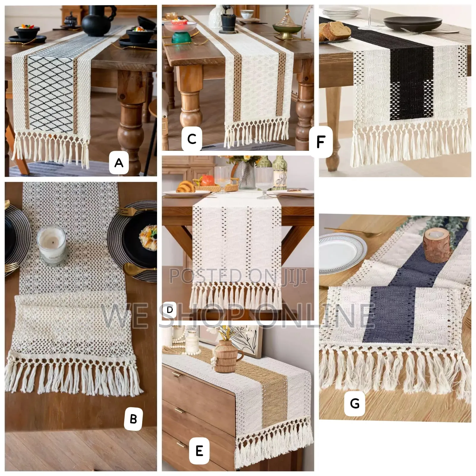 30*240cm Bohemian Table Runner.