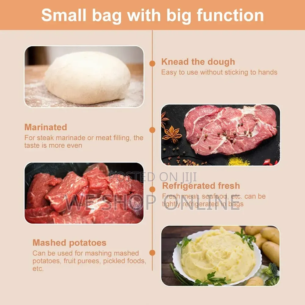 Food Grade Silicone Dough Bag, 20.5*26cm